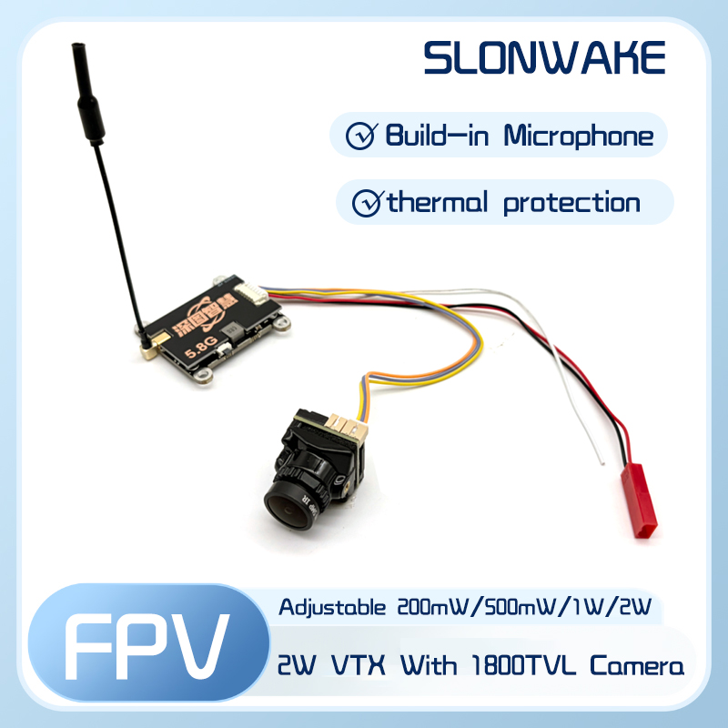 SLONWAKE 5.8G 56CH 2W verici V - Fpv Drone Quadcopter incelemesi ve fiyatı